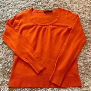 Orange sweater